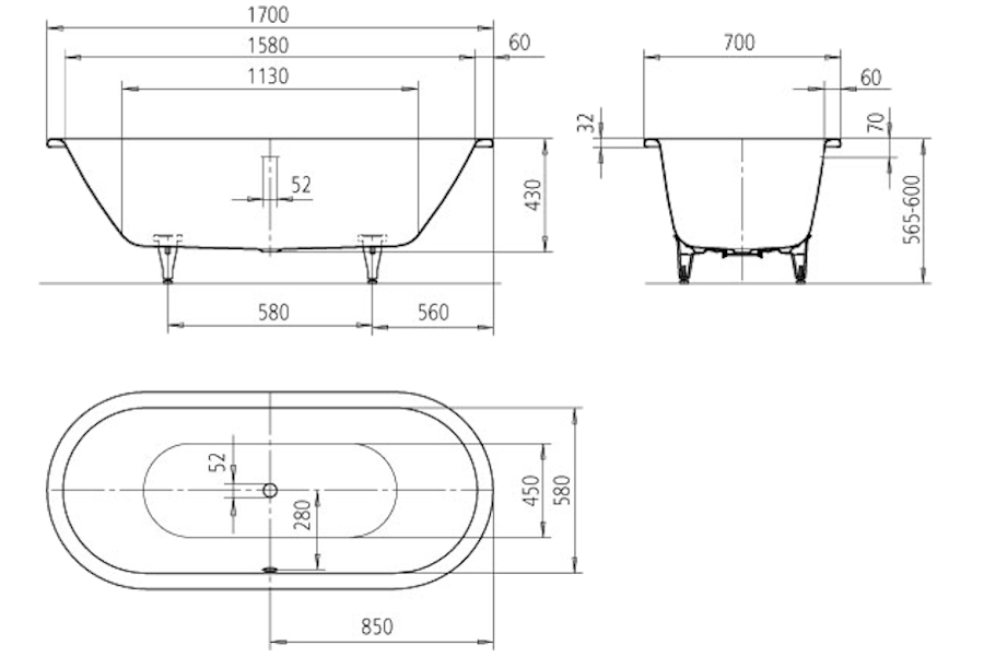Схема (детальная фотография), без гидромассажа, большие
