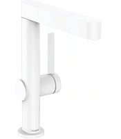 Смеситель для раковины Hansgrohe Finoris белый матовый