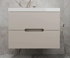 Тумба с раковиной подвесная Style Line Матис ЛС-00002 80 см с ящиками