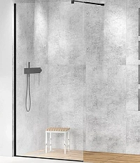 Душевая перегородка Cezares Liberta 70 см профиль черный