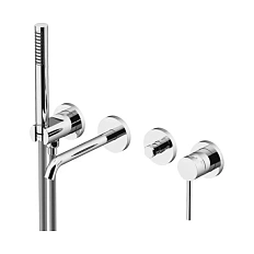 Смеситель для ванны Gattoni Circle Two хром