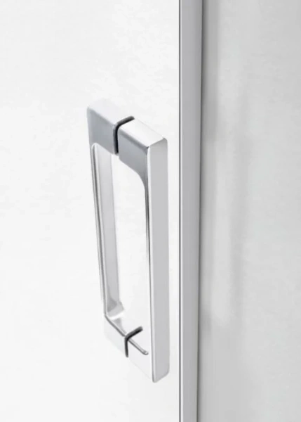 Душевая дверь в нишу Cezares Molveno 120 см стеклянная MOLVENO-BA-11-90+30-C-Cr-IV (детальная фотография), хром