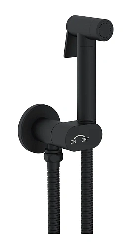 Гигиенический душ со смесителем RGW Shower Panels SP-210B черный - фото 2