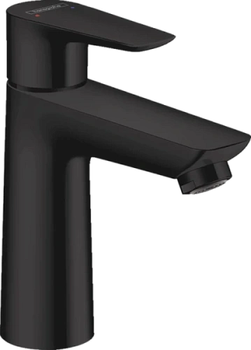 Смеситель для раковины Hansgrohe Talis E однорычажный, черный матовый - фото 1