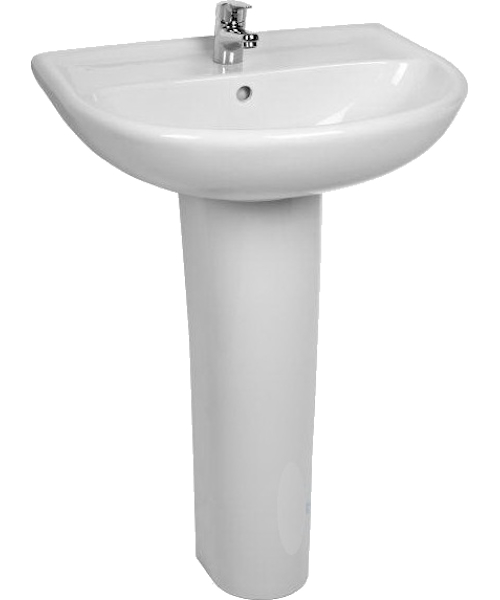 Раковина Jika Lyra 55 см белая 1427.1 (детальная фотография), современные, hi-tech