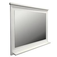 Зеркало Comforty Феррара 100 см белый глянец