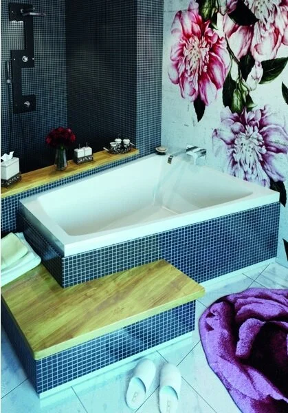 Ванна акриловая Vayer Trinity L/R 160 х 120 см (Гл000008157/Гл000008156) (детальная фотография), угловые, приставные, встраиваемые