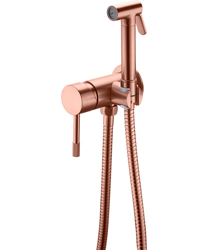 Гигиенический душ со смесителем Boheme Uno брашированная медь - фото 14