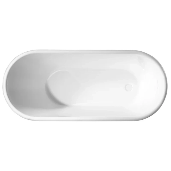 Ванна акриловая Abber 160x70 см белая AB9272-1.6 (детальная фотография), современныe, hi-tech