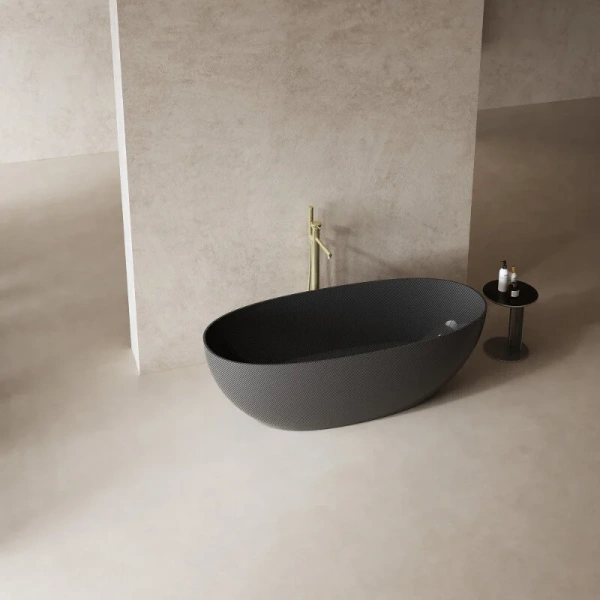 Ванна карбоновая Abber Karbon 170x75 см овальная AK9001-1.7 (детальная фотография), 170x75 см