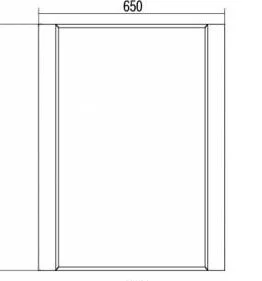 Зеркало Акватон Ария 65 см коричневое 1A133702AA430 (детальная фотография), по запросу
