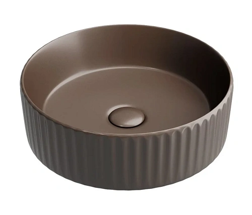 Раковина Ceramica Nova Element 36 см темно-коричневая - фото 5