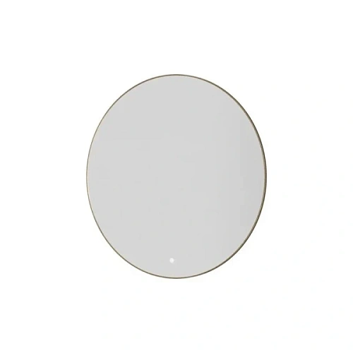 Зеркало с подсветкой Boheme 80 см золото матовое - фото 3