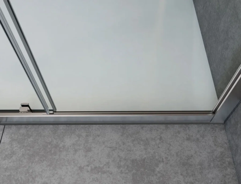 Душевая дверь в нишу Vincea Garda VDS-1G2170 см профиль хром (детальная фотография), раздвижные