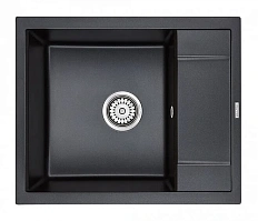 Мойка для кухни Paulmark Optimum 60 см черный металлик