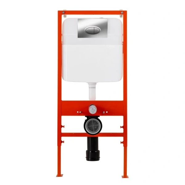 Унитаз с инсталляцией Belbagno Stylus кнопка хром CZR-513-TH-R/CZR2316SC/BB026/BB051CR (детальная фотография), с инсталляцией