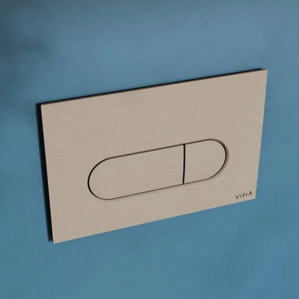 Клавиша смыва VitrA Root Round никель 740-2295 (детальная фотография), другие