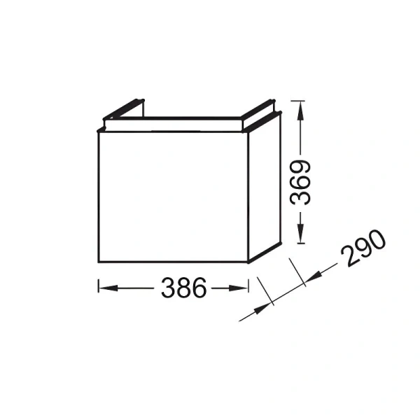 Тумба для раковины, Formilia Jacob Delafon EB1096 (детальная фотография), в наличии, нет в наличии