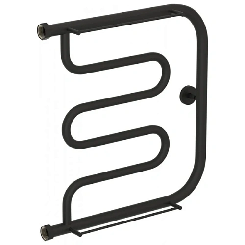 Полотенцесушитель водяной Сунержа Лира+ 50х50 см темный титан муар - фото 5