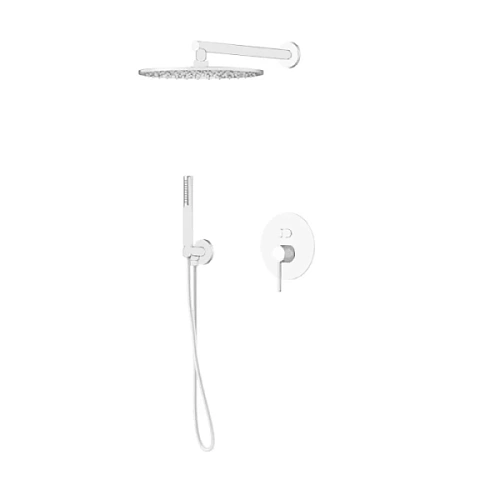 Душевой комплект Gattoni Circle One белый матовый - фото 2