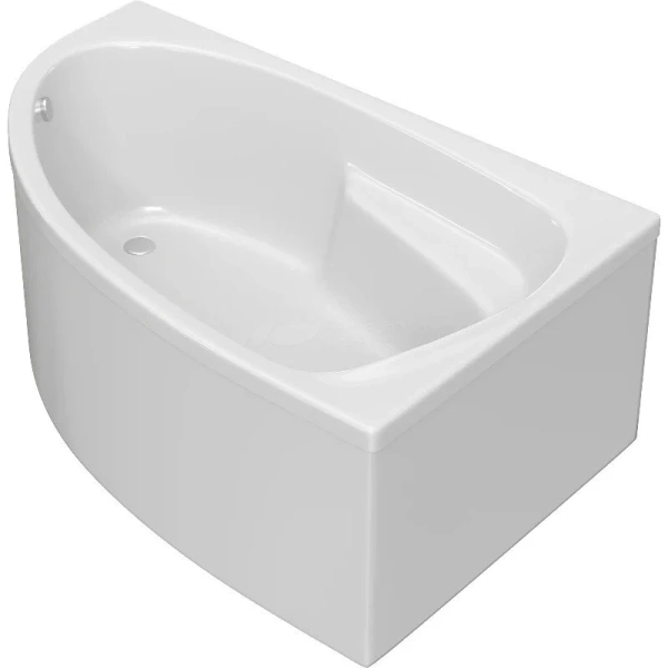 Ванна акриловая Diwo Валдай L/R 150 x 95 см, с каркасом, цвет белый, левая/правая, Щ0000055178/Щ0000055179/Щ0000055243 Щ0000055178/Щ0000055243 (детальная фотография), белые