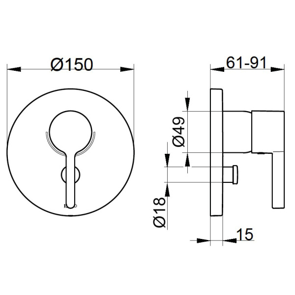 Схема (детальная фотография), для душа