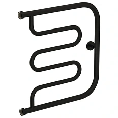 Полотенцесушитель водяной Сунержа Лира+ 50х50 см черный матовый