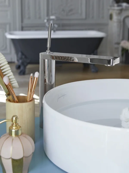 Смеситель для раковины Jacob Delafon Composed высокий E73053-ND-CP (детальная фотография), современные, hi-tech