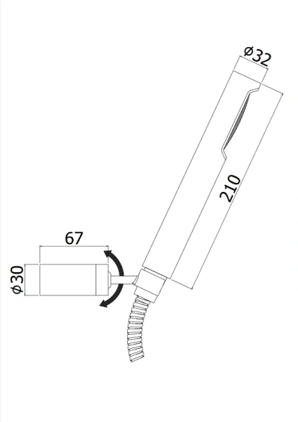 Душевой комплект Paffoni Birillo сталь ZDUP036ST (детальная фотография), душевые комплекты, наборы