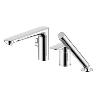 Смеситель для ванны Акватек Ника хром