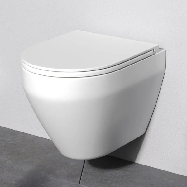 Унитаз с инсталляцией Am.Pm Spirit 2.0 кнопка черная матовая IS100138.701700 (детальная фотография), с инсталляцией index_1