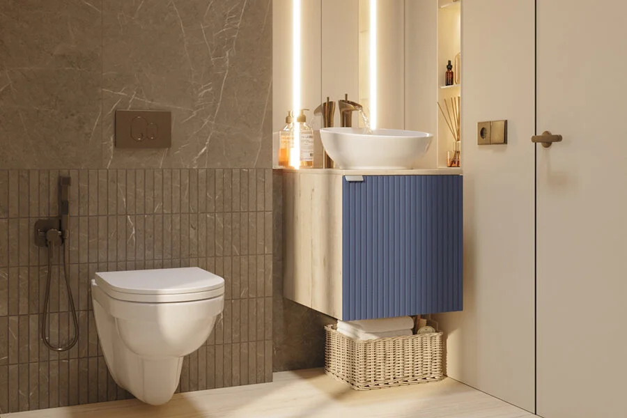 Унитаз подвесной Sanita Lux Best с сиденьем микролифт WC.WH/Best/DM/WHT.G/S1 (детальная фотография), по запросу