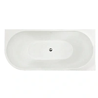 Ванна акриловая Royal Bath Nero RB710300L-GR/RB710300R-GR, 150 x 75 см, левая/правая, цвет белый