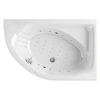 Ванна гидромассажная Excellent Aquarella Nano 170 x 110 см, правая, белый/хром, WAEX.ARP17.NANO.CR