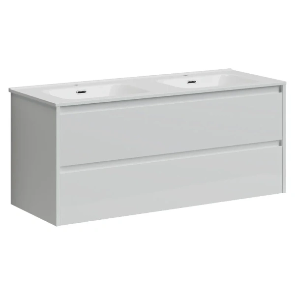 Тумба под раковину подвесная Sancos Libra 120 см белая LB120-2W (детальная фотография)