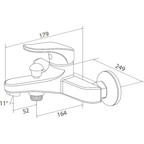 Схема (детальная фотография), для ванны