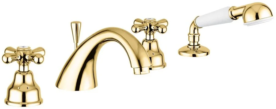 Смеситель для ванны, золото, Emmevi Deco Classic 12120OR (детальная фотография)