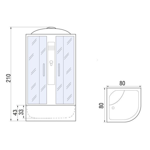Схема (детальная фотография), с высоким, глубоким поддоном, глубокий поддон