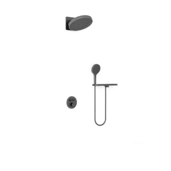 Душевой комплект Vincea Inspire вороненая сталь VSFW-3I22MT3RGM (детальная фотография)