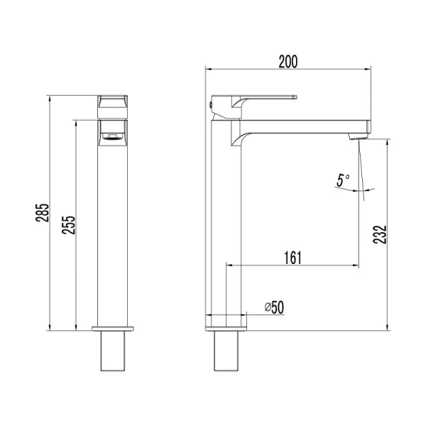 Смеситель для раковины Lemark Plus Grace высокий LM1509C (детальная фотография), для раковины