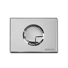 Клавиша смыва BERGES Novum R3 хром глянец