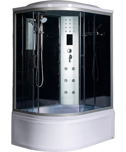 Душевая кабина River Dunay 120х90 см тонированное стекло, правая - фото 4