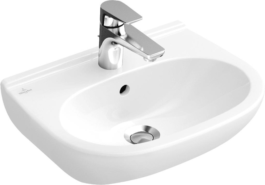 Раковина Villeroy & Boch O.novo 55 см альпийский белый AntiBac 516655T1 (детальная фотография)