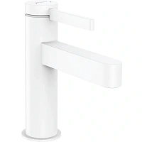 Смеситель для раковины Hansgrohe Finoris белый матовый