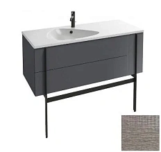 Тумба с раковиной Jacob Delafon Nouvelle Vague EB3036-E 120 см с двумя ящиками