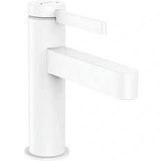 Смеситель для раковины Hansgrohe Finoris белый матовый