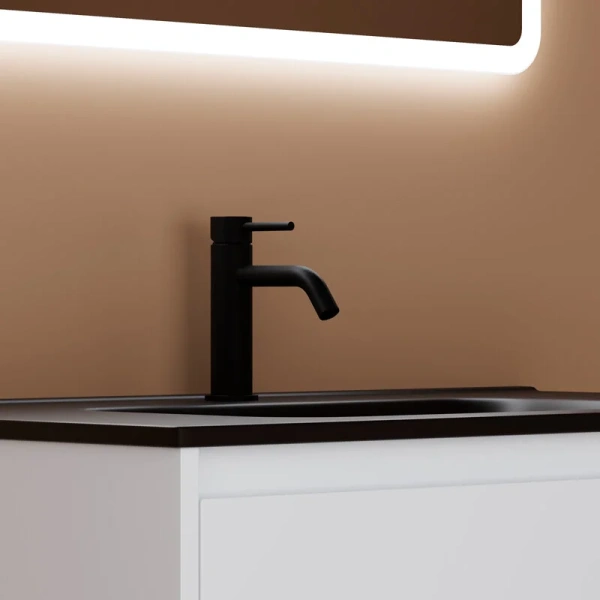 Тумба под раковину подвесная Sancos Libra 80 см белая LB80W (детальная фотография) index_1