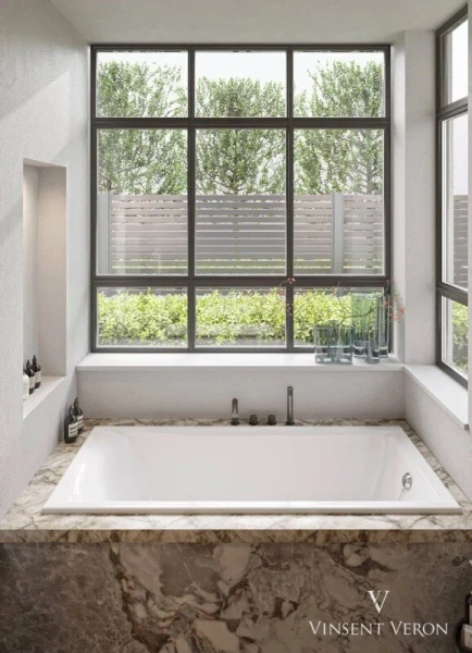 Чугунная ванна Vinsent Veron Devon VDV1908045, 190 x 80 см, цвет белый (детальная фотография), современныe, hi-tech