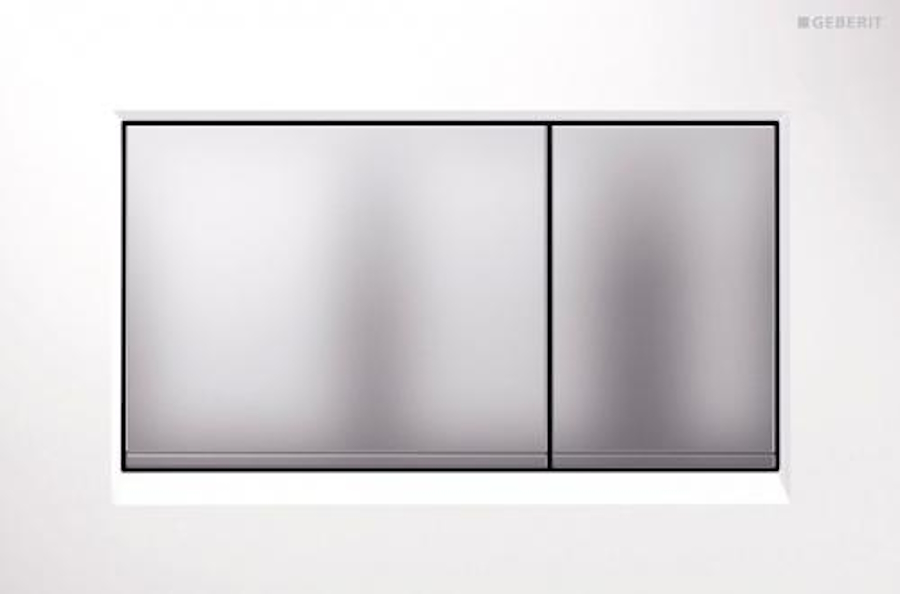 Клавиша смыва Geberit Sigma 30 белая/хром матовый 115.883.KL.1 (детальная фотография)
