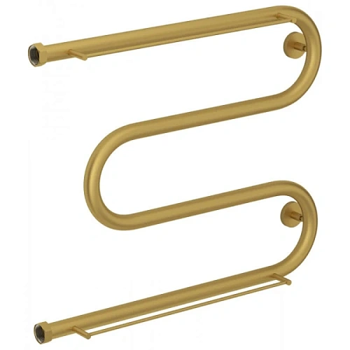 Полотенцесушитель водяной Сунержа М-образный 65x50 см золото матовое - фото 8